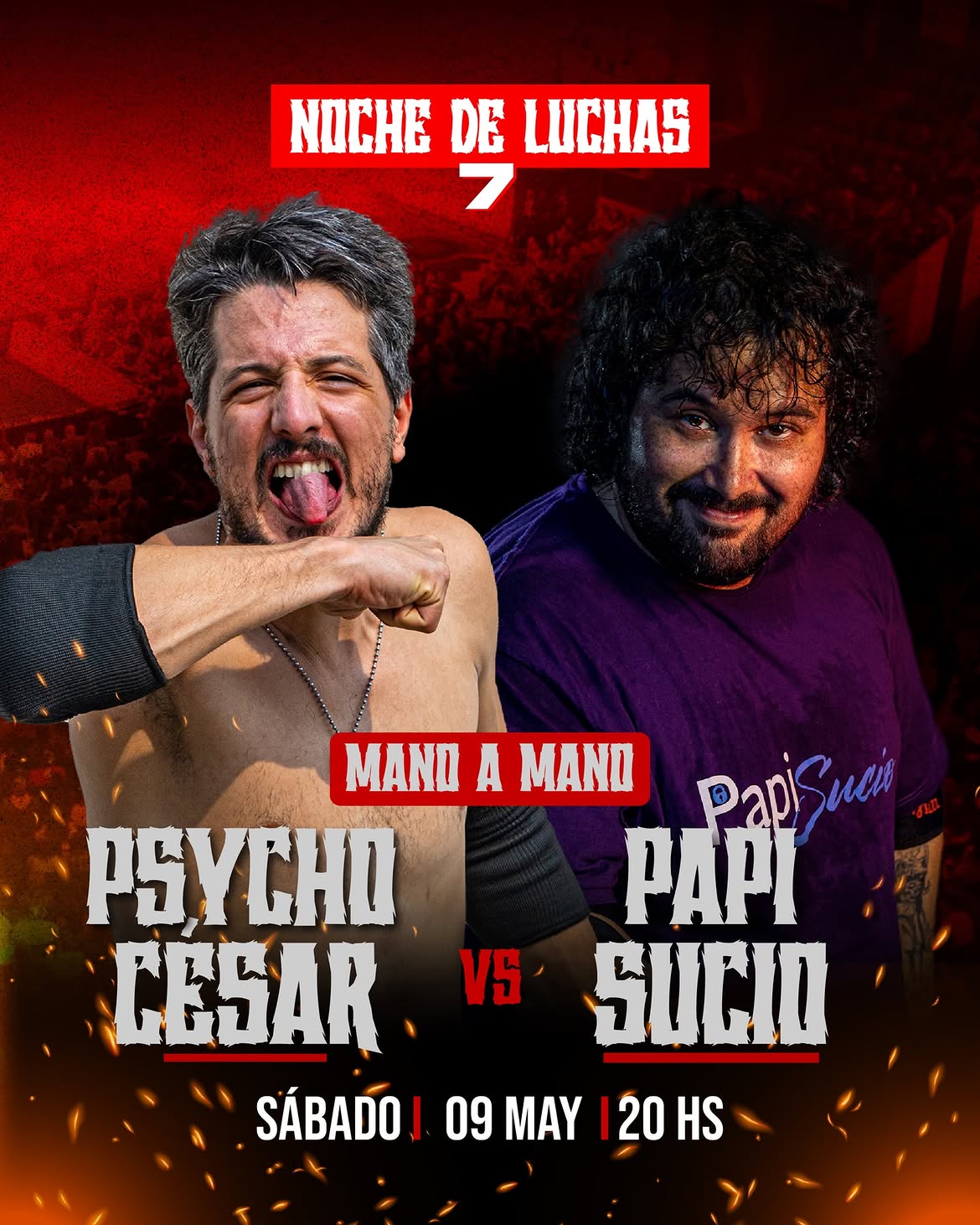 Psycho César vs Papi Sucio